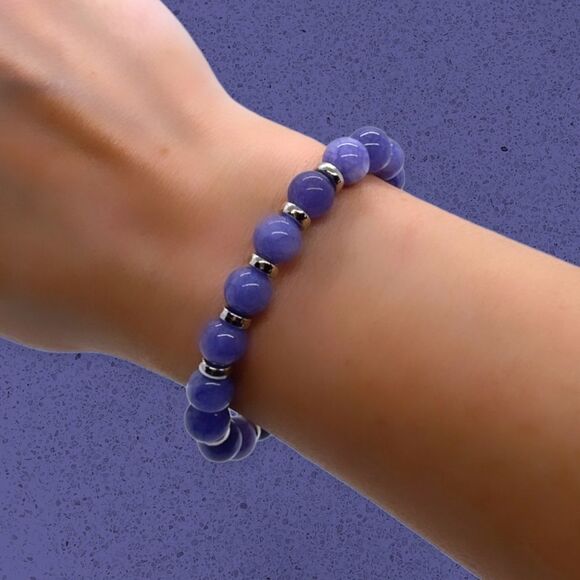 NWT Wool + Pepper Co. Sagittarius + Tanzanite Bracelet - Zodiac x Gemstone - Picture 4 of 12